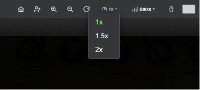 Controle de velocidade dos jogos em Flash no Konoha Launcher